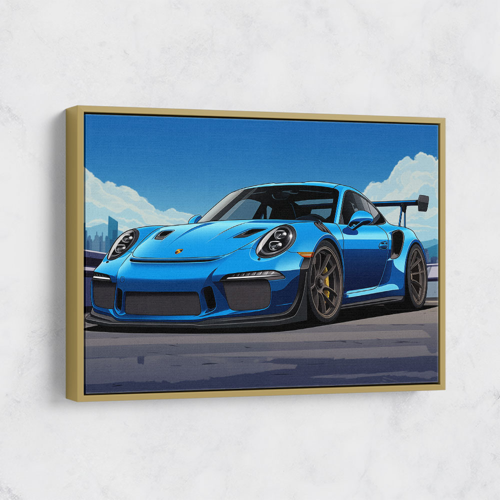 Porsche 911 GT3 RS ポルシェ キャンバスアート 絵画 Saf29d52e1b124eaebdaa8c936b550